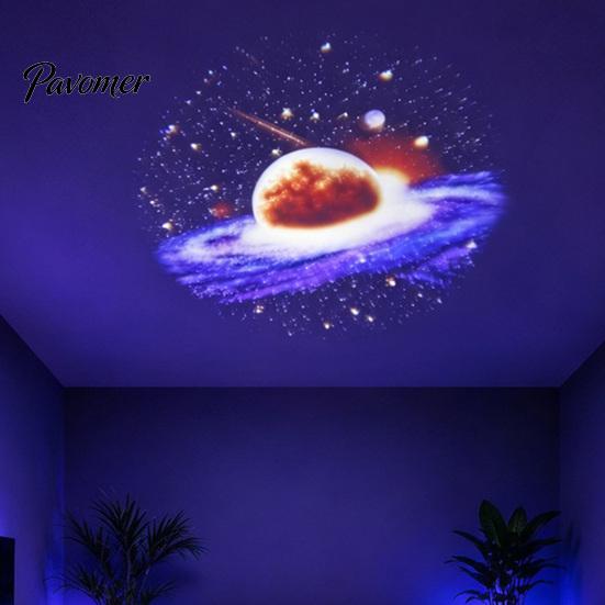 Portable USB Projection Light Mini Star Projector Night Light, Nebula Ceiling LED Lamp, Starry Sky Car Interior Ambient Lamp for Bedroom Party