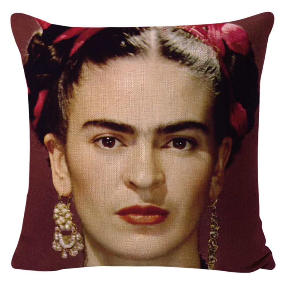 Kissenbezug Frida Kahlo Zierkissen Heim Sofa Kissen