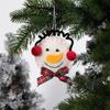 3Pcs Cartoon Christmas Hanging Pendant Kawaii Fabric Penguin Doll Pendant  Christmas