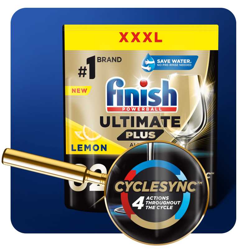 Finish Ultimate Plus 62 Lemon Capsules