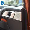 Silver Car Pillar A Speaker / Handle Bowl Horn / Roof Reading Light Lamp Panel Accessories Cover Trim For Haval Dargo