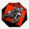 off road motorcycles Theme Automatic Umbrella, Lightweight & Portable, 8 Rib, Perfect for Outdoor Travel, Birthdays, Christmas, Gifts.