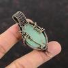 Chrysoprase Copper Pendant Wire Wrapped Gemstone Pendant Copper Jewelry Designer Pendant Gift For Her Handmade Pendant Wire Wrapped Jewelry