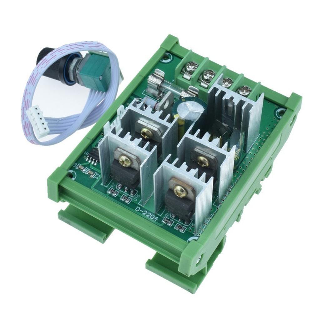 

Green DC Motor Controller Variable Speed Motor Driver Potentiometer 30A Motor Driver 10-55V DC Input Up To 2000W Output China Mainland