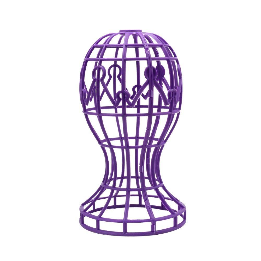 Foldable Plastic Wig Stand Multi-Purpose Lantern Shape Wig Stand Wig Accessories Salon Home