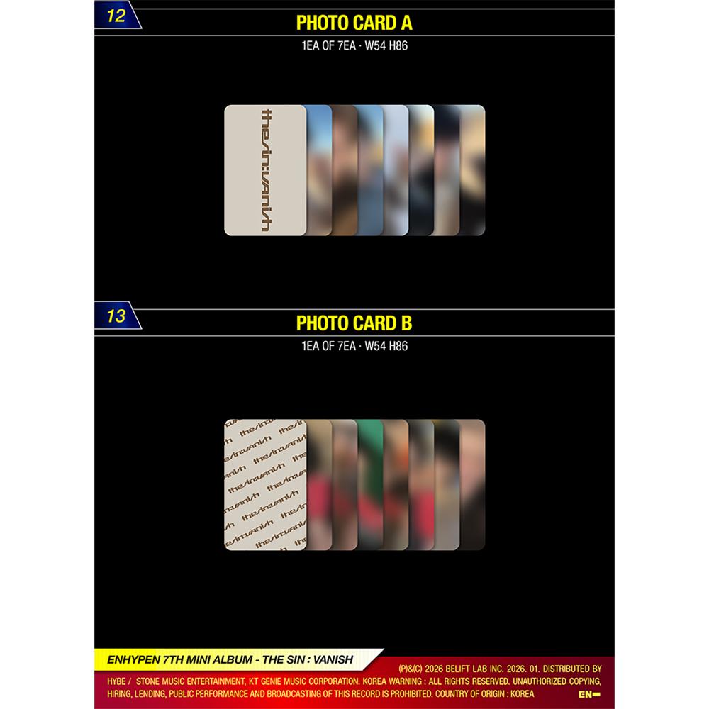 [Předobjednávka] ENHYPEN - THE SIN : ZMĚNIT (7. Mini)