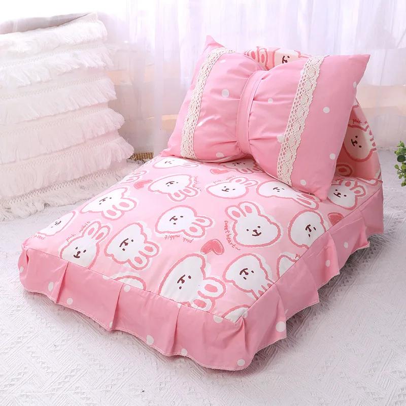 Princess Cat House Dog Bed Soft Washable Small Dogs Kennel Kitten Sofa Bed Sleeping Mats Comfortable Cat Nest Pet Supplies
