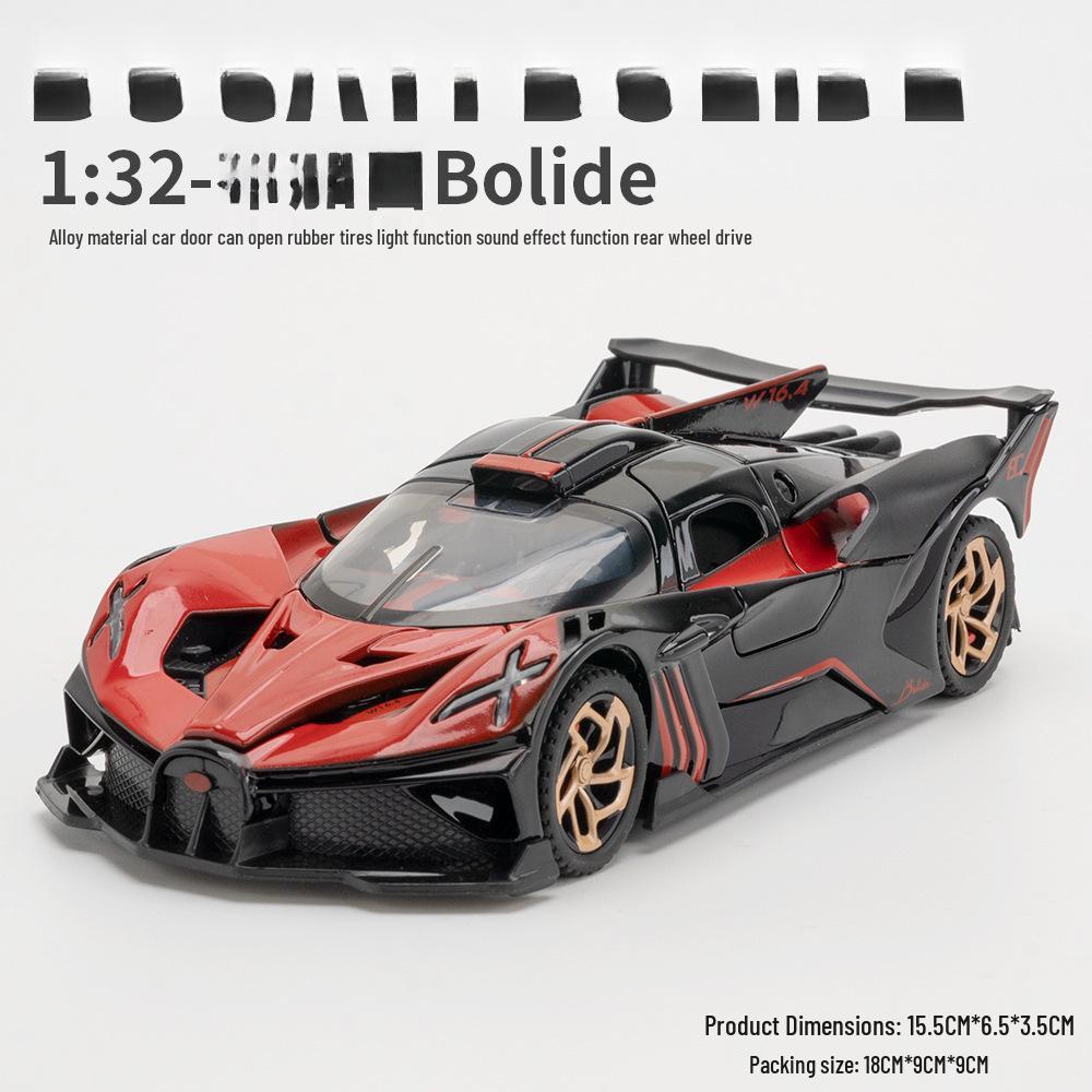 1:32 Realistic Bugatti Firestar Alloy Sports Car Model Toy for Children