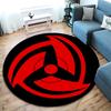 Famous cartoon NARUTO protagonist Uzumaki Naruto round carpet soft home decoration anti-slip door mat outdoor picnic mat carpet M2