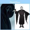 Halloween Scream Outfit Polyester Cloak Mask Cosplay Characters Enthusiasts