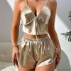 Camisole Pyjamas Damemote Todelt Home Wear Thin Home Suspenders Shorts Set