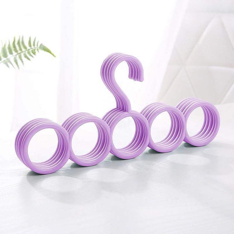 Scarf Hanger and Belt Storage Rack Used for Neckties Belts Scarves Space Saving Multi-purpose Storage Rack Clothing Organizer