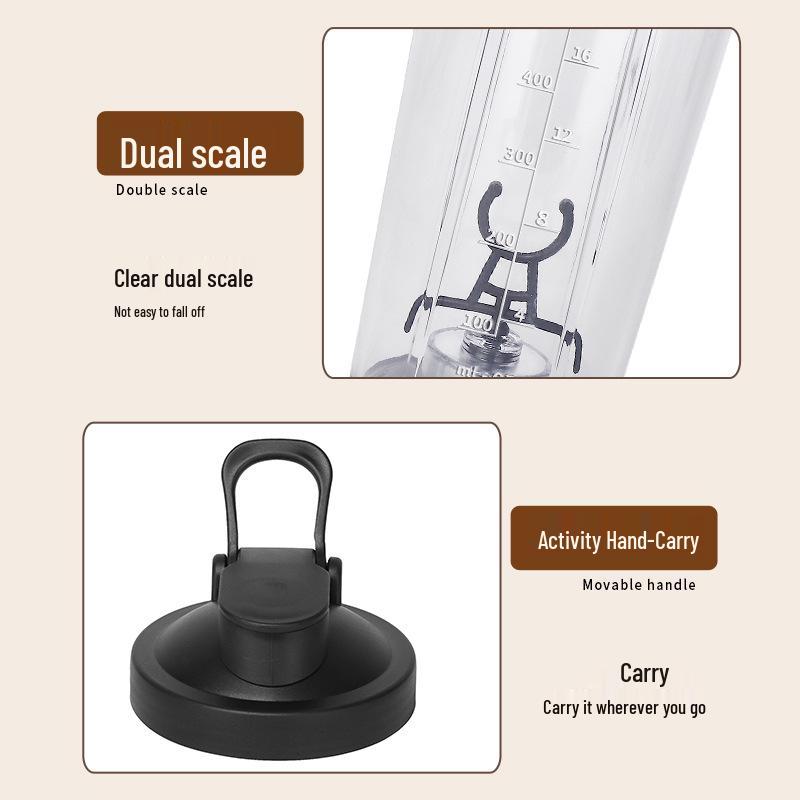 Portable Electric Protein Shake Cup with Automatic Mixing for Sports and Milkshakes