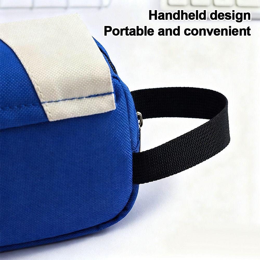 Colorful Pen Pouch Simple Stylish Pencil Case Creative Pencil Bag  School Stationery