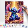Disney Stitch Oil Painting Hand Painting Art Kit Coloring Painting Handmade Diy Home Decoration Gift