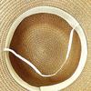 WTEMPO Cappelli a tesa larga neri traspiranti, eleganti, casual, con fiocco, per donna, estivi, versatili, protezione solare, cappelli a secchiello da esterno