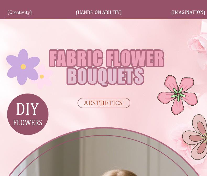 DIY Flower Bouquet Maker - Handmade Simulation Embossing Toy for Girls