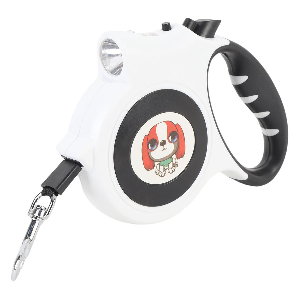 Retractable Dog Leash 16.4FT Anti Tangling Automatic Telescopic Tractor Dog Leash with LED Light