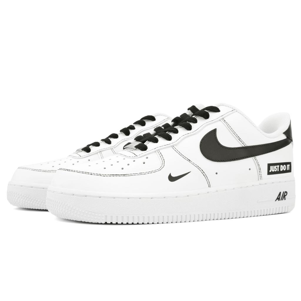 Nike Air Force 1 Low top Skateboard Shoes Men's Unisex, Black And White 315122-111(Team18-)