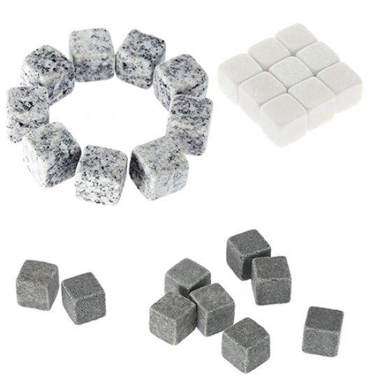 9 Stück Wein Whisky Eissteine Getränke Kühlwürfel Sommer Bier Steine