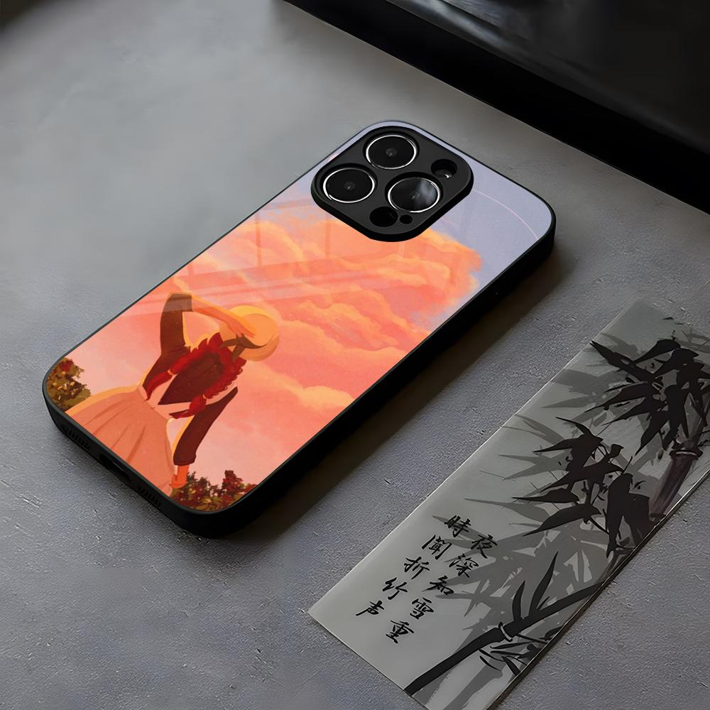Cartoon Anne Of Green Gables Phone Case Tempered Glass For IPhone 17 13 14 16 12 15 11 Pro Max Plus Mini X XR SE2020 Coque