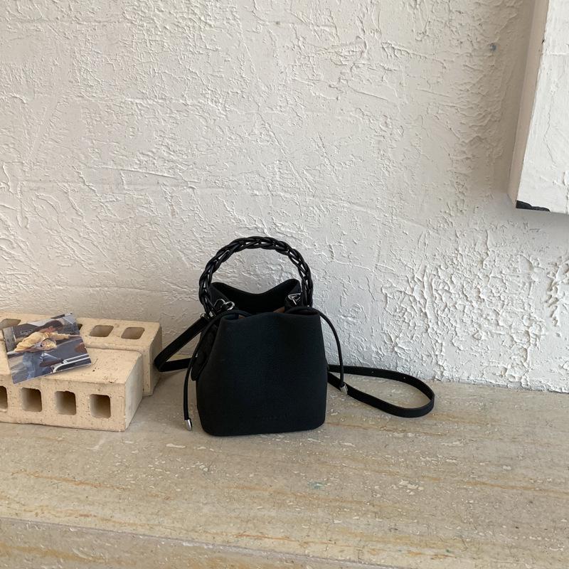

Women s Spring 2026 Woven Crossbody Bucket Bag - Versatile High-End Handbag for Commute