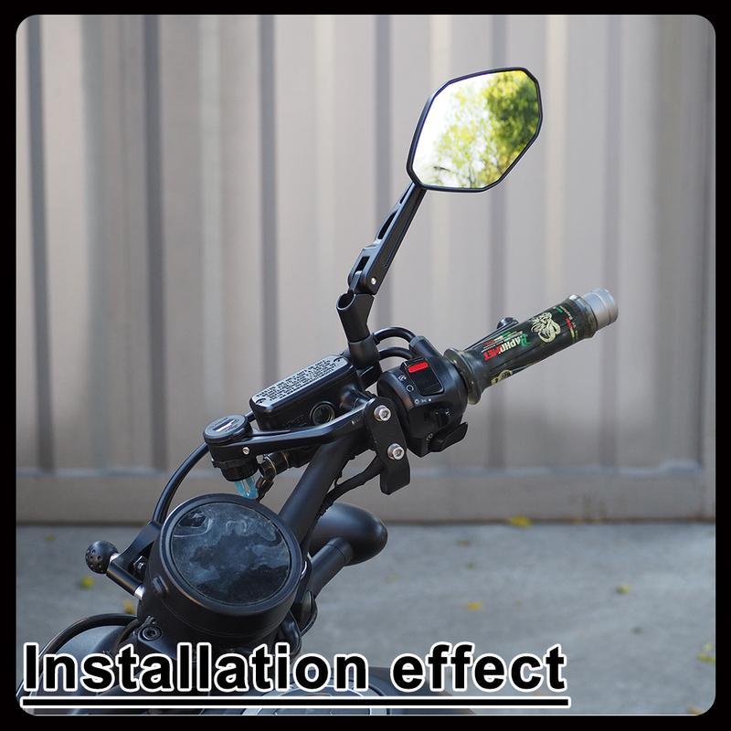 Carbon Fiber Motorcycle Rearview Mirror for GSX-S750 GSX-8S GSR 600 750 1000 KATANA-750S CNC Side Espejos Motorcycle Accessories