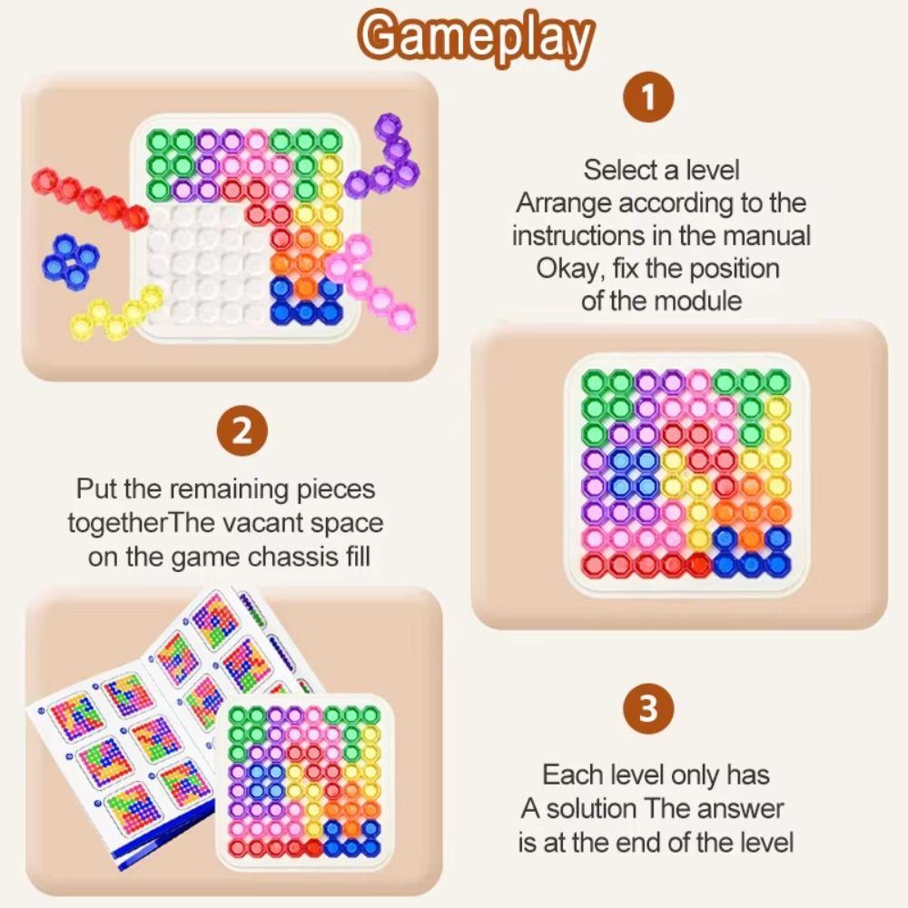 Geometric Blocks Sudoku Board Game Plastics Colorful Puzzle Intelligence Toys  Children's Day Gift