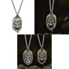 Qi Artistic Tian Da Sheng Sun Wukong Pendant Necklace With Intricate Design Trendy Retro Style For Men