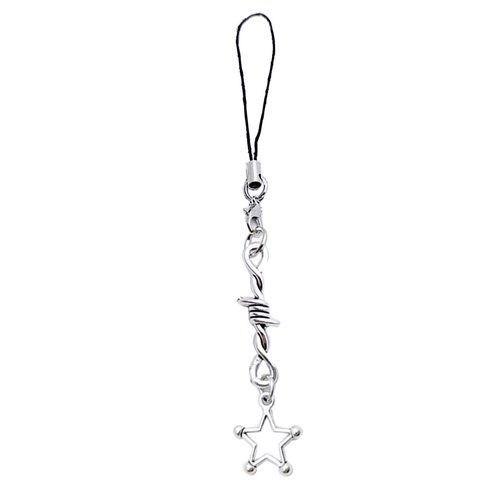 

Phone Chain Handmade Lovely Charm Mobile Phone Strap Y2k Accessory Fashion Bag Pendant Ornament for Women Girls