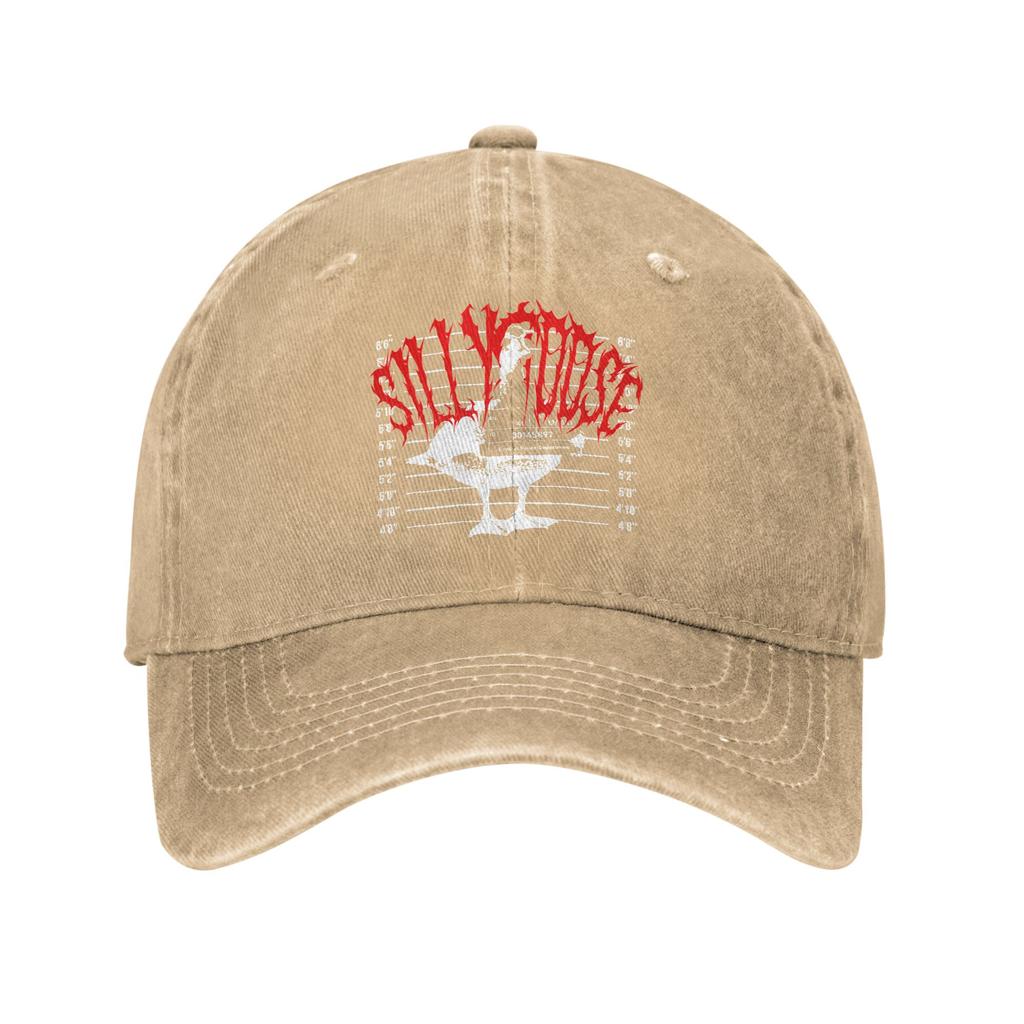 Got Too Silly Funny Saying Goose Meme Unstructured Baseball Cap Distressed Washed Jail Joke Goth Snapback Outdoor Adjustable Hat