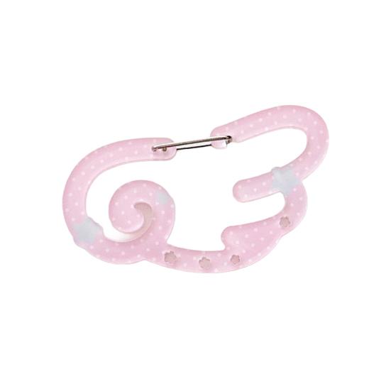 Acrylic Keychain Hook Clip Lightweight Pendant Decoration Key Bag Car Charm Key Chain Backpack Accessory