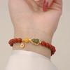Natural Nanhong Agate Bracelet Fashion Women Daily Jewelry Lucky Gift