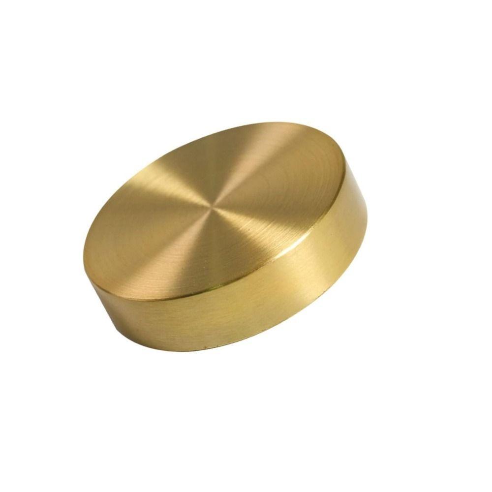 Creative Solid Brass Paperweight Round Chinese Calligraphy Paperweight Paperweight