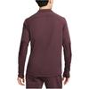 Nike Solid Color Half-Zip Stand Collar Warm Up Jacket Men Outerwear Burgundy DC9169-652