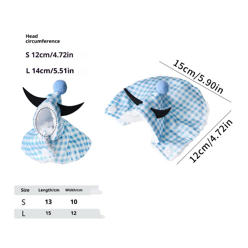Fun Warm Bull Horn Bird Cloak Cover Keep Warm For Winter Go Out Costume Bird Warm Clothing Parrot Cloak Thickened Bird Clothes
