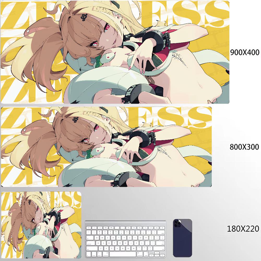New Design Zenless Zone Zero Mouse Pad Ye Shunguang Remielle Sigrid XXL Large Mousepad Keyboard Pad Desk Mat Keyboard Mats