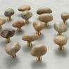 5Pcs Cobblestone Cabinet Knob Drawer Pulls Elegant Furniture Decorative Handle for Kitchen Cupboard Wardrobe Enduring