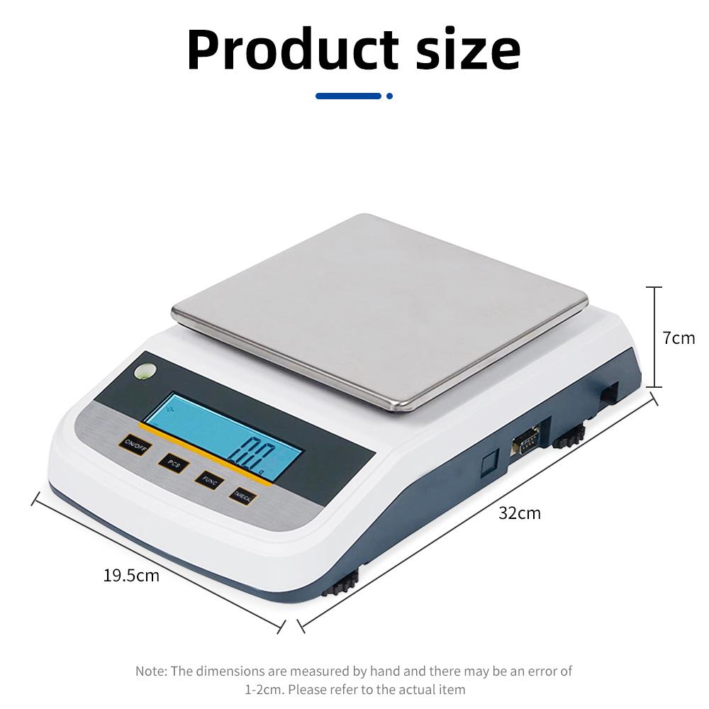Lab Analytical Scale 600g 0.01g/2000g 0.01g High Precision Balance Scale Electronic Balance Counter LCD Digital Gram Scale EU