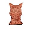 Polyester Fiber Animal with Ears Hats Dog/Cat Ear Printed Neck Gaiter Sunscreen  Masque  Cycling