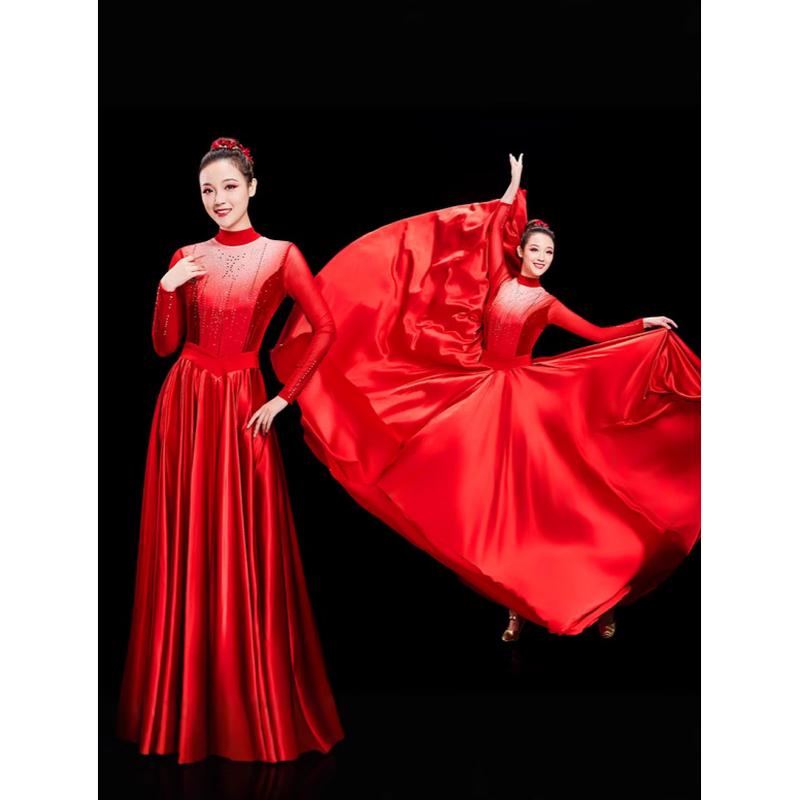Moderne Dans Performance Jurk voor Dames