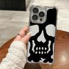 Skull Cool Black Phone Cover Funda Case for Apple iPhone 17 Pro Max 14 11 16 17 XS XR 13 12 Plus 15 Air