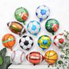 18 Inch Black And White Football Balloon Football Basketball Balloon Baseball Sports Aluminum Film Balloon European Cup Decorative Props