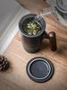 Kreativer Retro-Becher Keramik Große Teetasse Kaffee Handgefertigte Keramikbecher Tassen und Becher Geschäftsgeschenk-Set