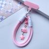 1 Piece Camera Package Lanyard Fashion Cloud Cell Phone Lanyard Keychain Handmade Bowl Rope Cell Phone Cases Pendant