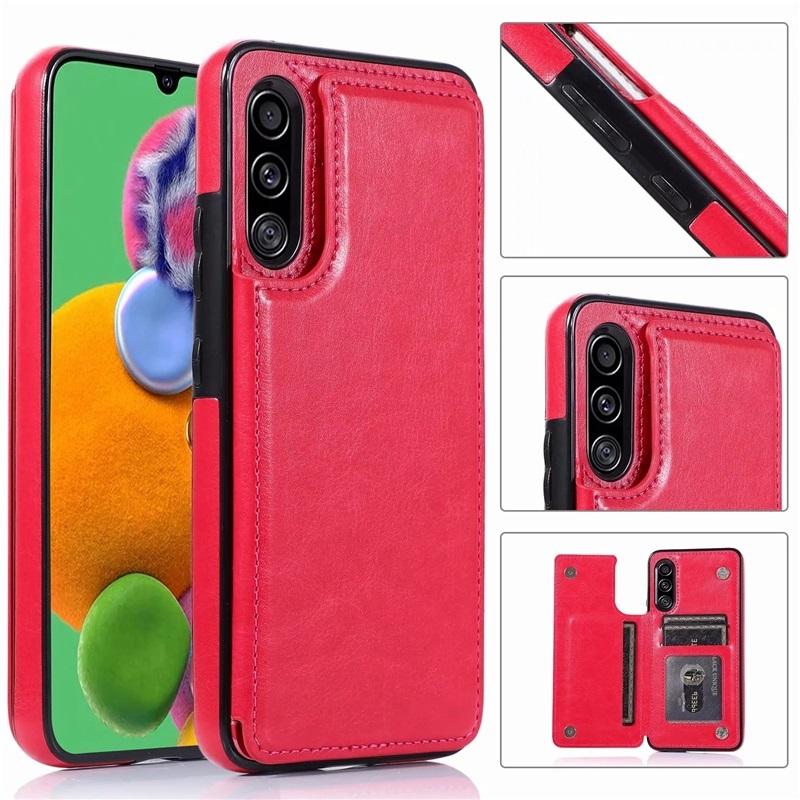 Custodia a Portafoglio in Pelle per Samsung S21 S20 FE Ultra S10 S9 S8 Plus S7Edge Copertura a Flip Posteriore per Galaxy A10S A20S A21 Slot per Carte Coque