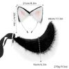 Handmade Black Shiba Inu Dog Ears Tail Set Cosplay Costume Accessory Halloween Anime Convention
