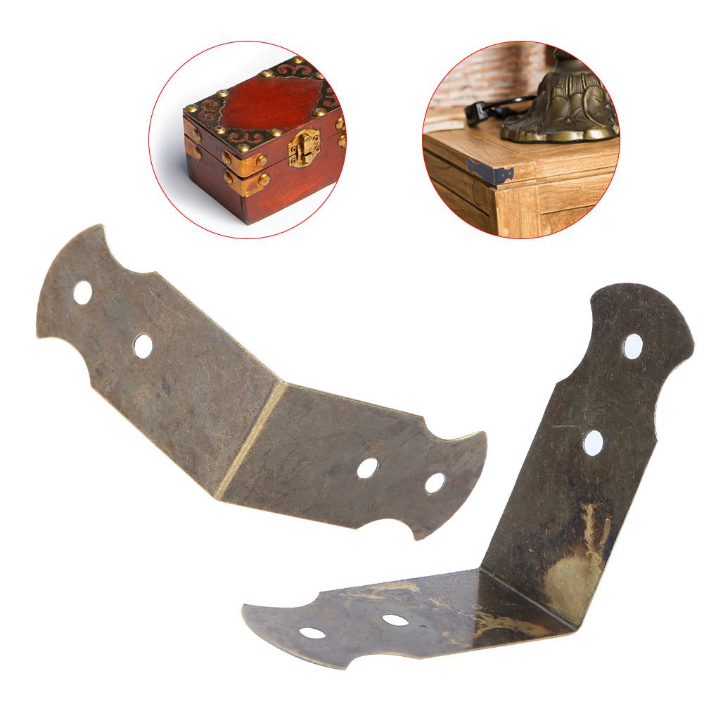 50PCS Wooden Case Corner  or Jewelry Box   Cover Guard Bronze   Corner