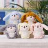 Plush Bunny Keychain Toy With Cute Ears For Wedding Gifts And Bag Decor