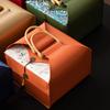 Embroidered Tea Set Leather Bag Gift Boxes High End Leather Empty Gift Box Christmas Spring Festival Snacks Universal Gift Box